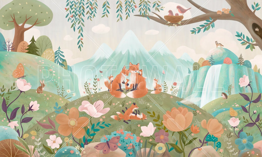 PHOTOWALL / Fox Family (e95723)