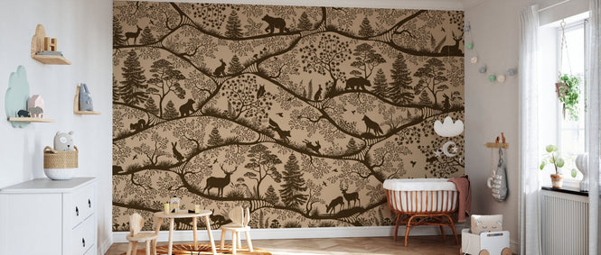 PHOTOWALL / Nordic Nature - Beige Brown (e95725)