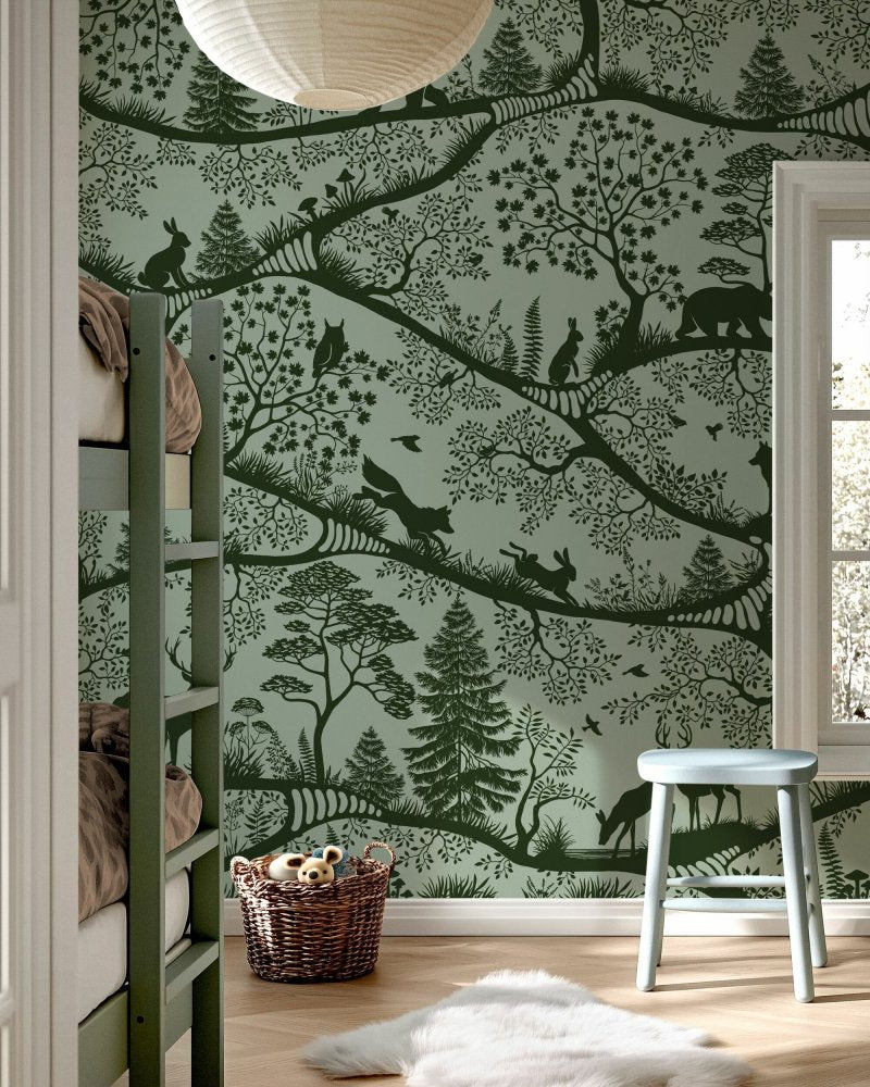 PHOTOWALL / Nordic Nature - Green Green (e95732)