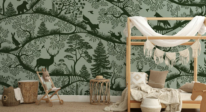 PHOTOWALL / Nordic Nature - Green Green (e95732)