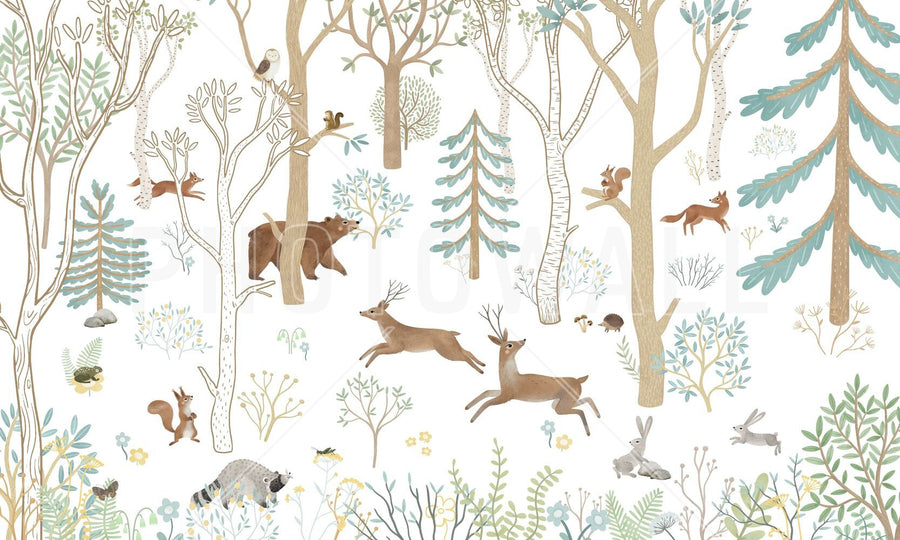 PHOTOWALL / Frisky Forest - Blue (e95733)