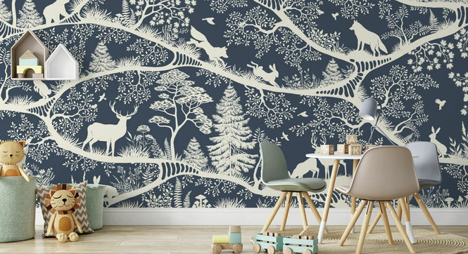 PHOTOWALL / Nordic Nature - Blue White (e95736)
