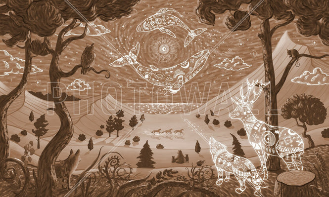 PHOTOWALL / Spirit Night - Brown (e95737)