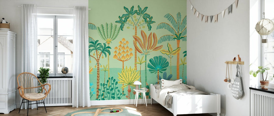 PHOTOWALL / Tropical Paradise - Pale Mint (e95755)