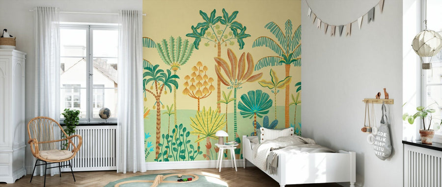 PHOTOWALL / Tropical Paradise - Yellow Green (e95757)