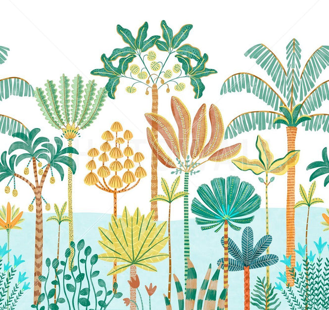 PHOTOWALL / Tropical Paradise - Pale Peach (e95758)