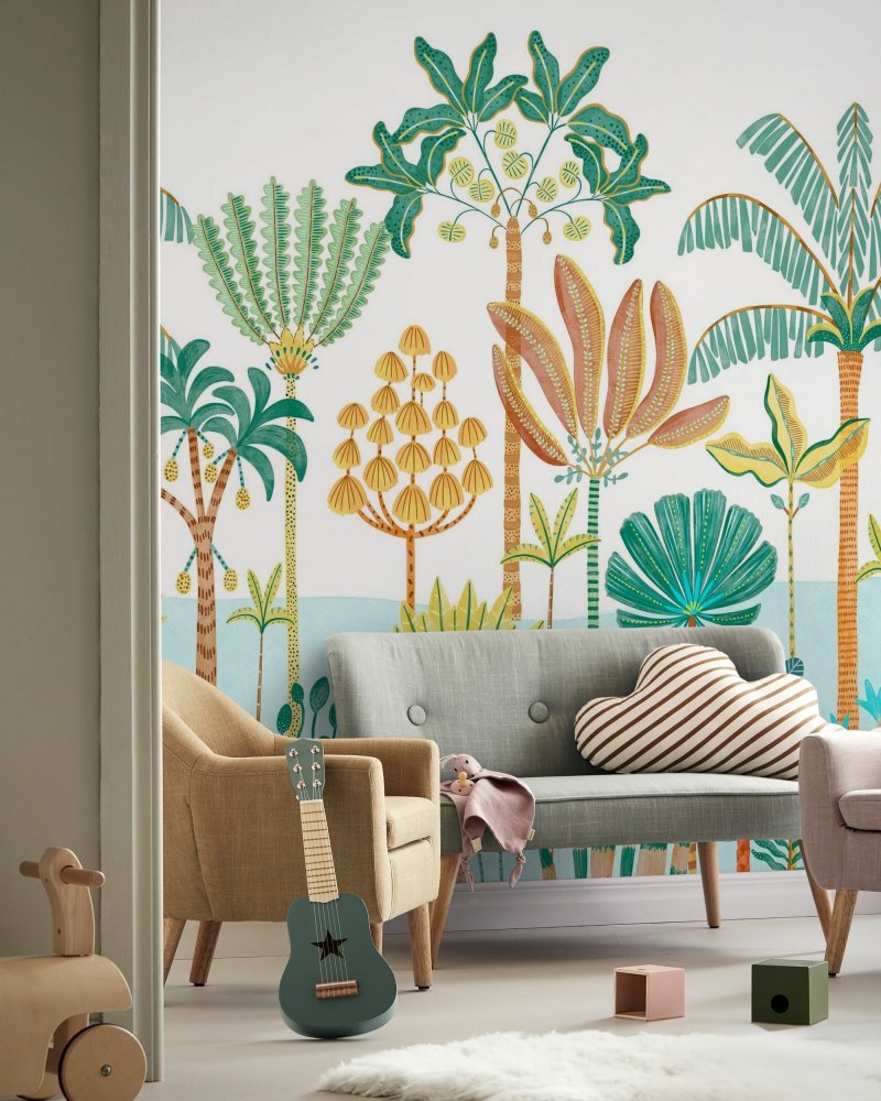 PHOTOWALL / Tropical Paradise - Pale Peach (e95758)