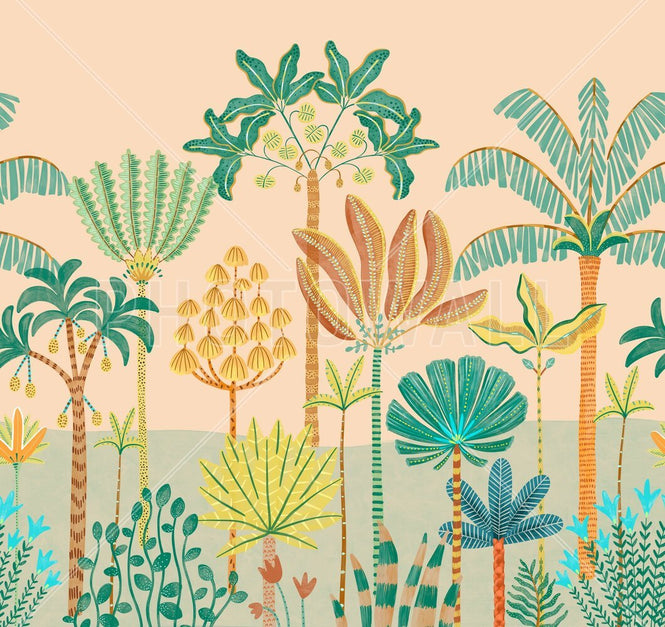 PHOTOWALL / Tropical Paradise - Beige (e95760)