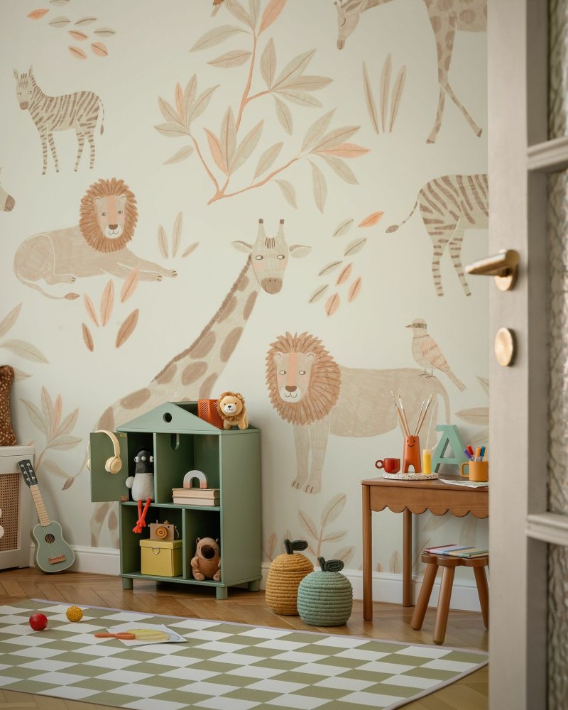 PHOTOWALL / Safari Animal Friends - Neutral (e95761)