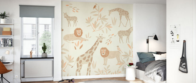 PHOTOWALL / Safari Animal Friends - Neutral (e95761)