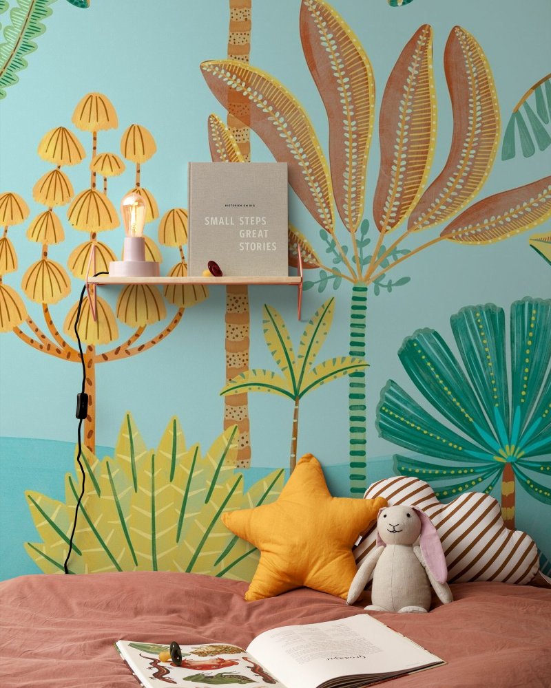 PHOTOWALL / Tropical Paradise - Light Aquamarine (e95764)