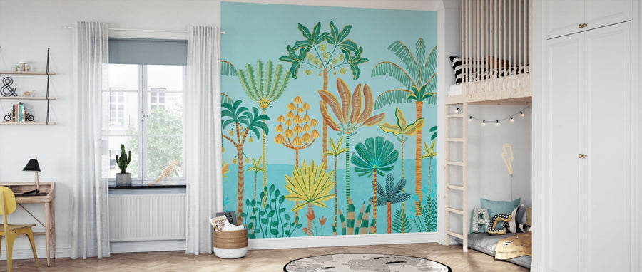 PHOTOWALL / Tropical Paradise - Light Aquamarine (e95764)