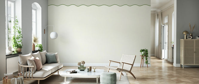PHOTOWALL / Simple Wave Wall - Taupe (e96418)