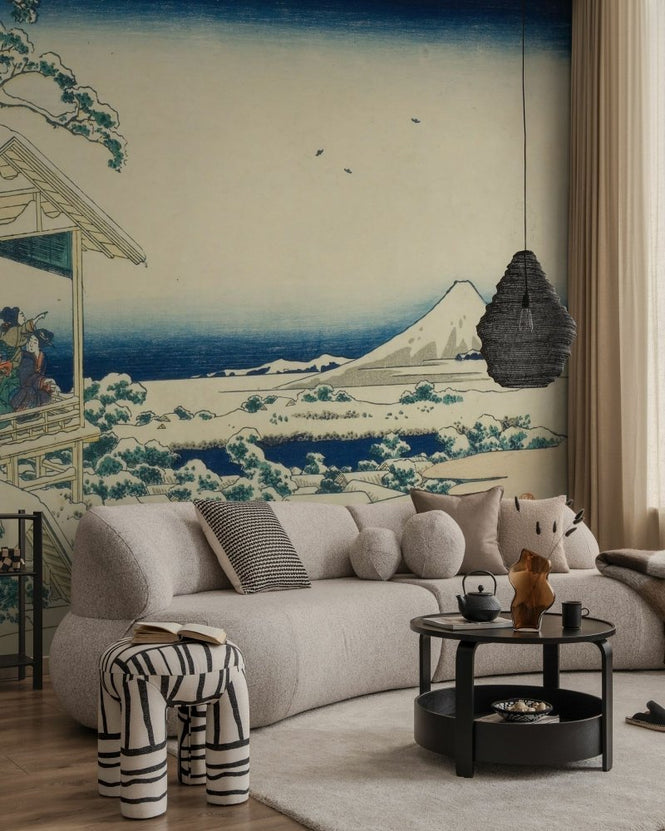 PHOTOWALL / Snowy Morning from Koishikawa - Katsushika Hokusai (e96566)