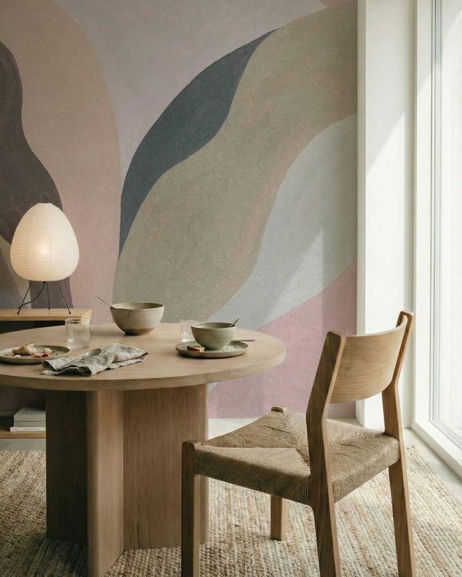 PHOTOWALL / Elegant Flow - Blue Grey (e97106)