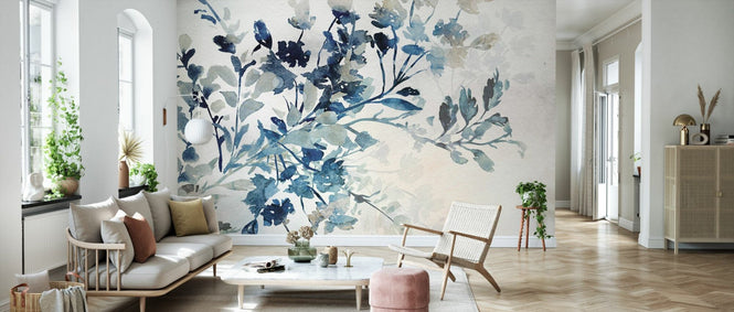 PHOTOWALL / Blue Botanicals (e97110)