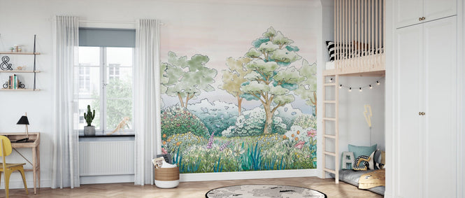 PHOTOWALL / Serene Meadowlands - Spring Green (e97172)