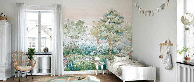 PHOTOWALL / Serene Meadowlands - Spring Green (e97172)