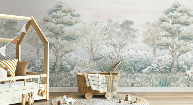 PHOTOWALL / Serene Meadowlands - Neutral (e97173)