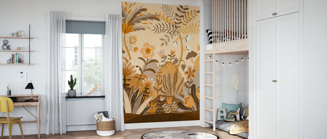 PHOTOWALL / Enchanted Jungle Scape - Sepia (e97187)