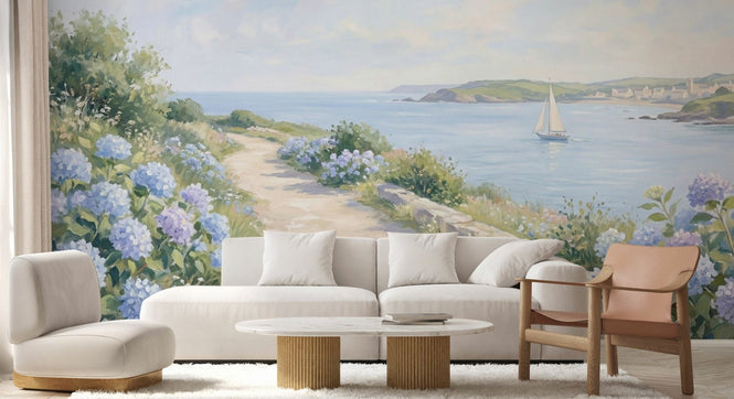 PHOTOWALL / Floral Coastal Path (e97215)