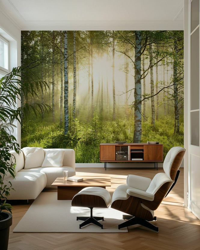 PHOTOWALL / Birch Trees Forest (e97339)