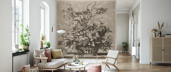 PHOTOWALL / Basket of Flowers (e97428)