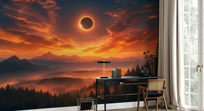 PHOTOWALL / Nordic Solar Eclipse Forest (e97751)