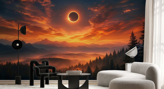 PHOTOWALL / Nordic Solar Eclipse Forest (e97751)