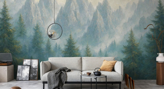 PHOTOWALL / Misty Mountain Forest (e97945)
