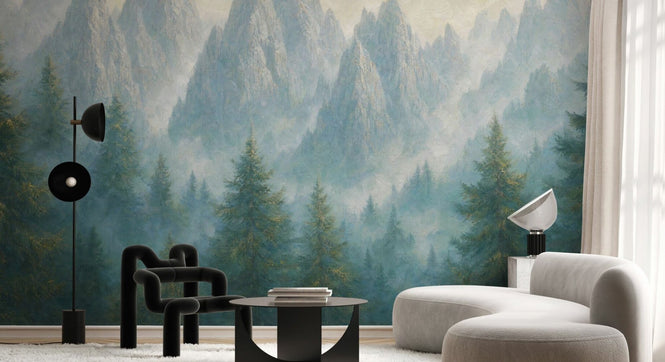 PHOTOWALL / Misty Mountain Forest (e97945)