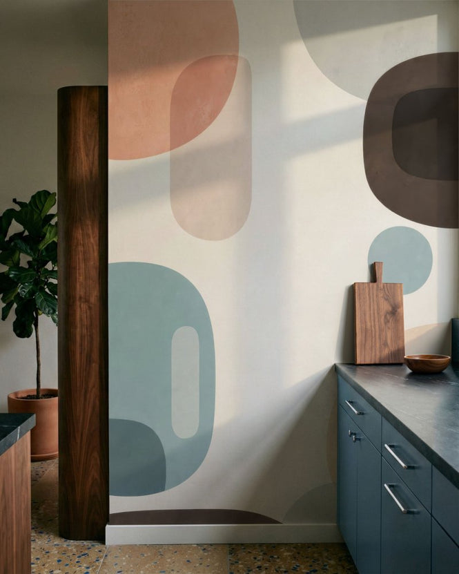 PHOTOWALL / Boho Abstract Shapes (e98191)