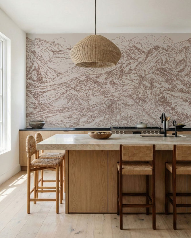 PHOTOWALL / Horizons - Rose Clay (e98196)