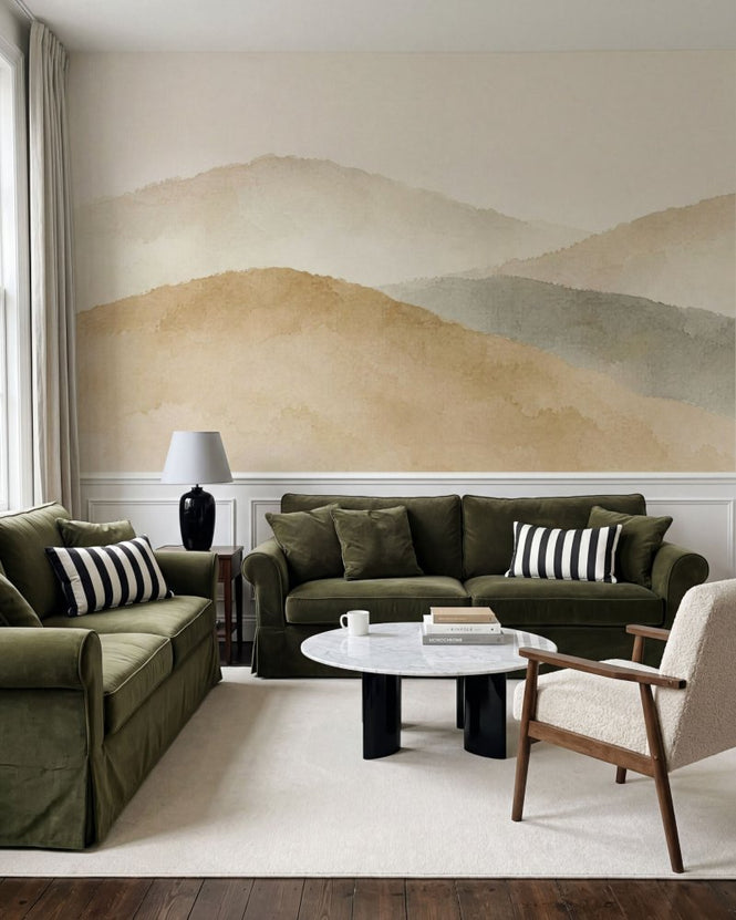 PHOTOWALL / Watercolour Mountains (e98218)