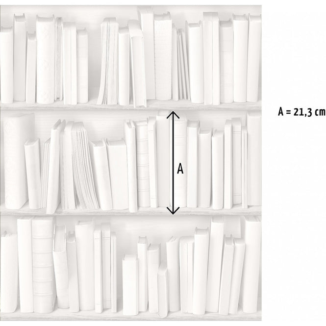 【特注ページ】KOZIEL / Papier peint bibliotheque blanche / CUST-8888-18