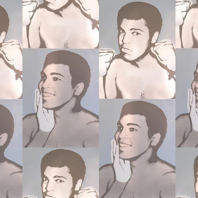 輸入壁紙 Andy Warhol / ALI / Air on Silver Mylar (triple roll)