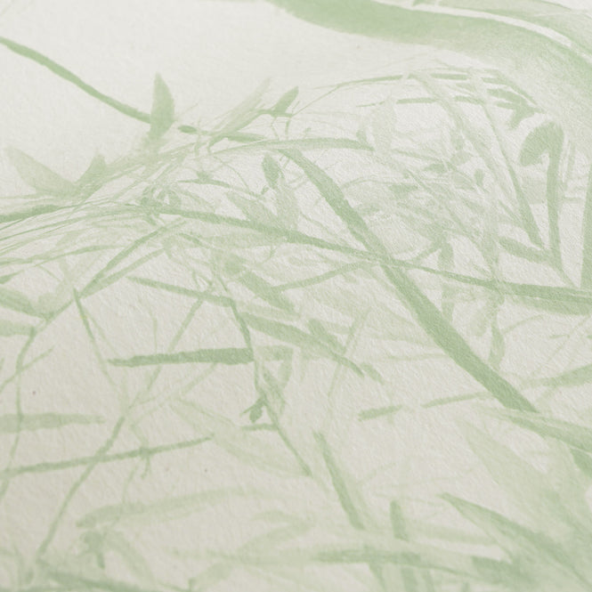 輸入壁紙 Sian Zeng / Bamboo Mural Wallpaper / Green 【3パネル1セット】