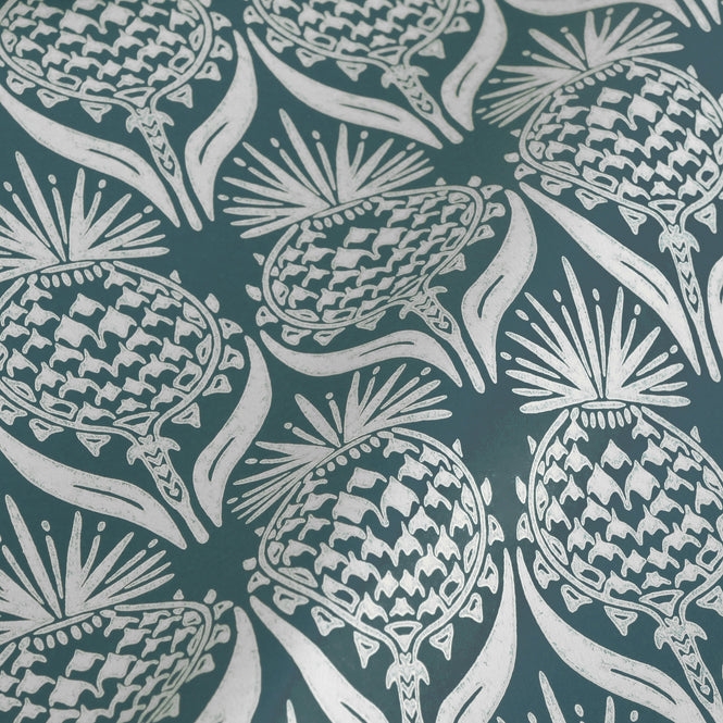 Barneby Gates / WALLPAPER BOOK VOL Ⅴ / Artichoke Thistle Teal BG1900201