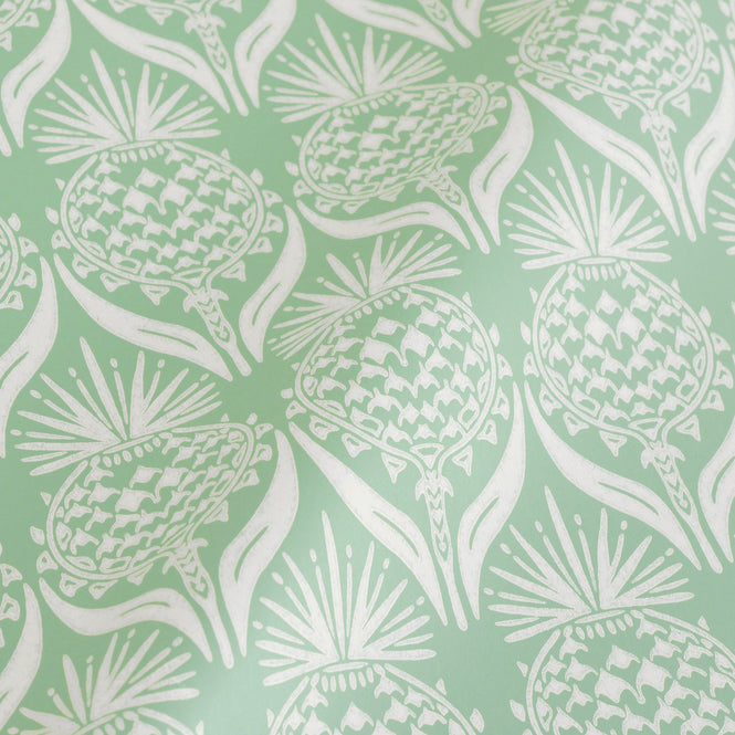 【切売m単位】Barneby Gates / WALLPAPER BOOK VOL Ⅴ / Artichoke Thistle Spring Green BG1900202