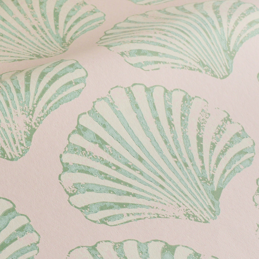 Barneby Gates / WALLPAPER BOOK VOL Ⅴ / Scallop Shell Plaster/Green BG2100102