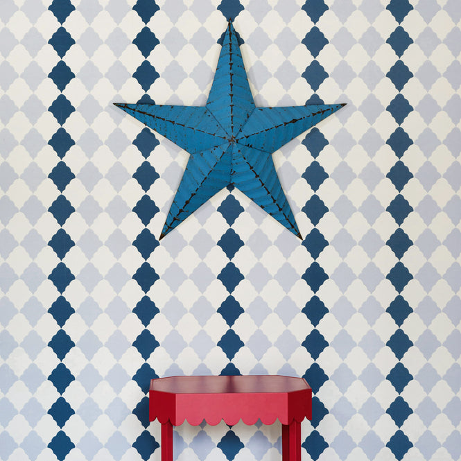 Barneby Gates / Quilted Harlequin Two Blues BG2800102