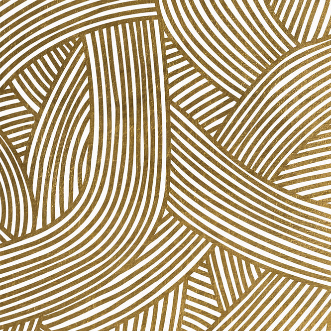 NLXL Gold Foil Wallpapers / Inky Dhow Wallpaper by Bethan Gray / BGF-01