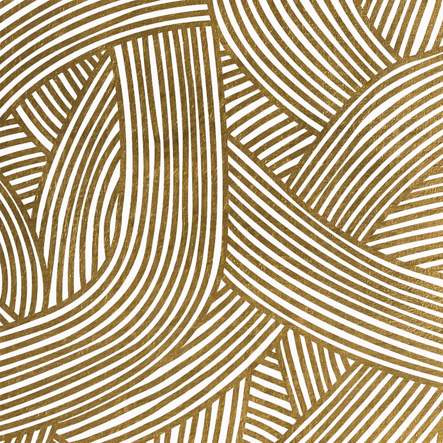 NLXL Gold Foil Wallpapers / Inky Dhow Wallpaper by Bethan Gray / BGF-01