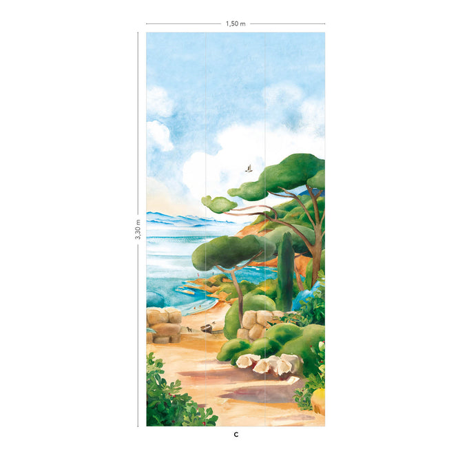 Isidore Leroy / Cap Corse C【Cセット(3パネル)】
