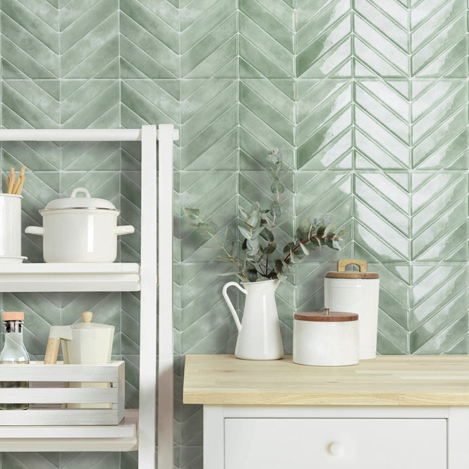 Smart Tiles / Chevron Tiles / Solna SM1251G-04-QG（GLOSS finish）