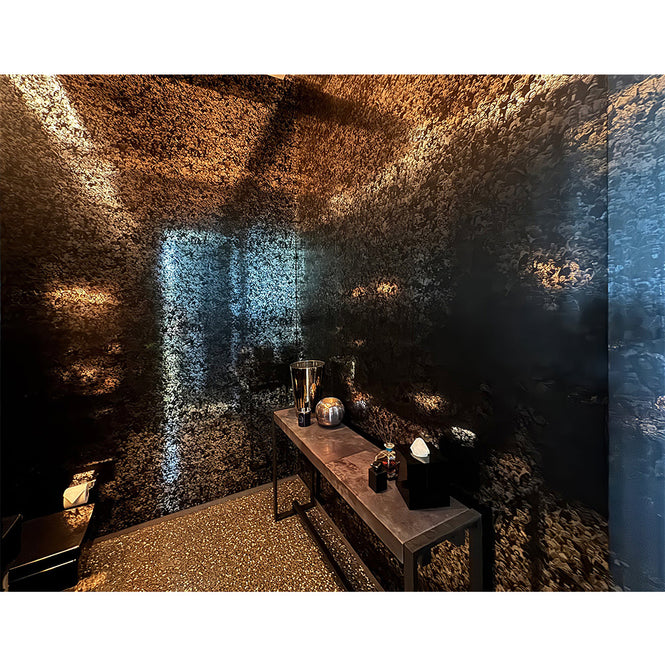 輸入壁紙 Andy Warhol / CROWD (Where's Warhol) / Licorice on Chrome Mylar (single roll)