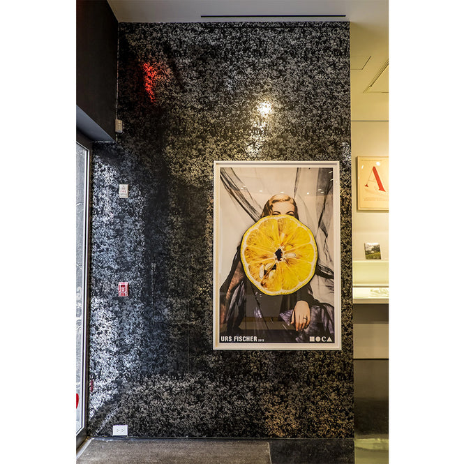 輸入壁紙 Andy Warhol / CROWD (Where's Warhol) / Licorice on Chrome Mylar (single roll)