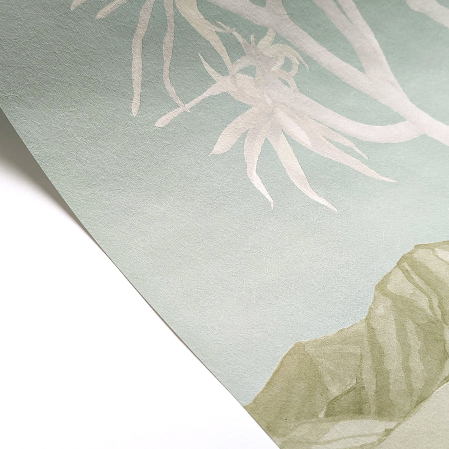 Sian Zeng / Desert Mural Wallpaper / Green Sand 【3パネル1セット】