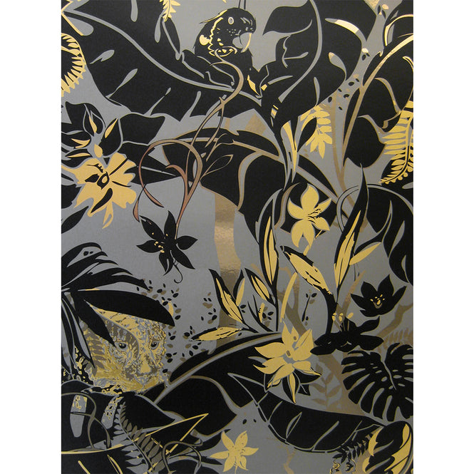 輸入壁紙 Flavor Paper / FEROZ / Ore on Matte Gold Mylar