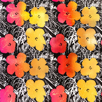 Andy Warhol / FLOWERS / Golden Shower on Chrome Mylar | 輸入壁紙